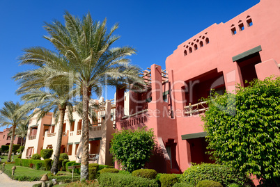 Building and recreation area of the luxury hotel, Sharm el Sheik