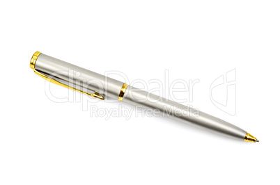 Pen silver-gold