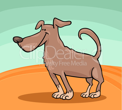 cute dog cartoon illustration