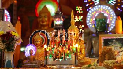 Buddha statues in temple