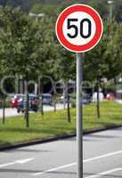 Geschwindigkeitsbegrenzung auf 50 km/h, Kiel, Deutschland