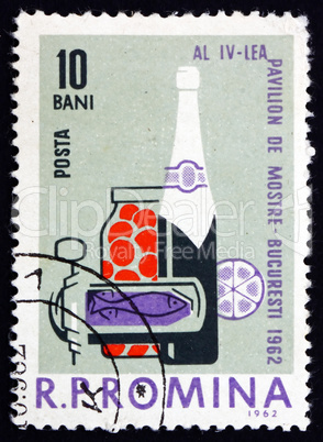 Postage stamp Romania 1962 Food and Drink, Industrial Design