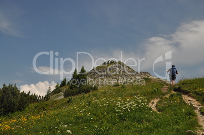 Aufstieg zum Lackenkogel