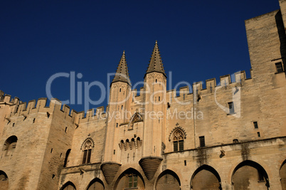 France, Le Palais Des Papes in Avignon