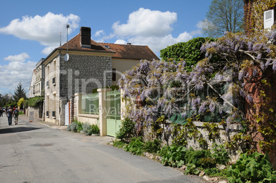 the village of Giverny in Eure