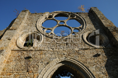 France, Yvelines,  les Vaux de Cernay abbey