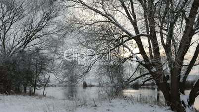 Winter am Fluss Havel (Brandennurg - Deutschland)