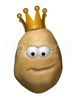 kartoffel mit krone