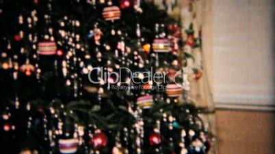 Beautiful Star On Christmas Tree-1958 Vintage 8mm film