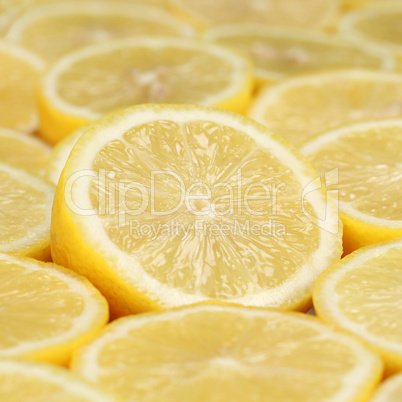 Geschnittene Zitronen