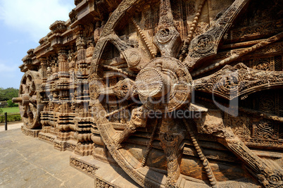 Indien, Orissa, Konark Tempel