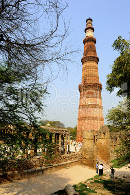 Indien, Delhi, Qutb Minar