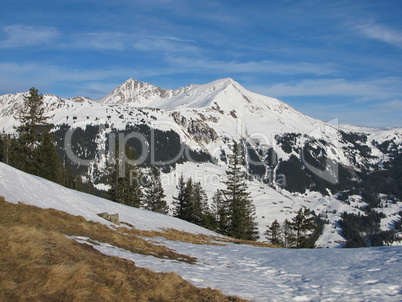 Lauenenhorn In The Winter