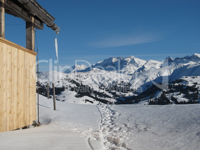 View From The Wispile, Winter Landscape