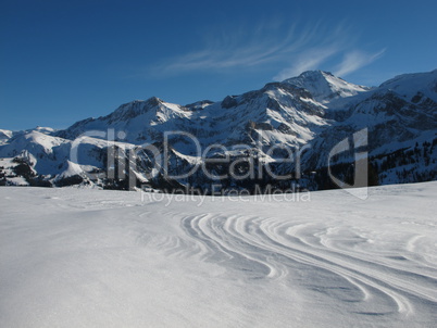 Winter Landscape Near Gstaad