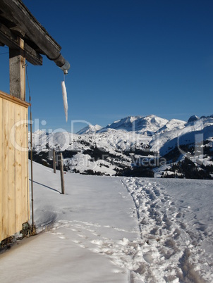 Winter Scenery In The Bernese Oberland