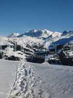 Idyllic Winter Scenery Near Gstaad