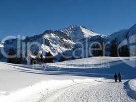 Winter Scenery In The Bernese Oberland