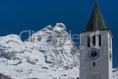 church under the matterhorn