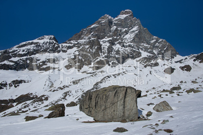 rock under the Matterhorn