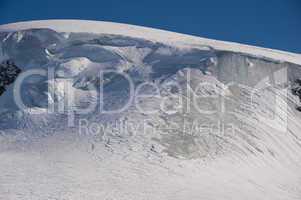 ice on the Plateau Rosa