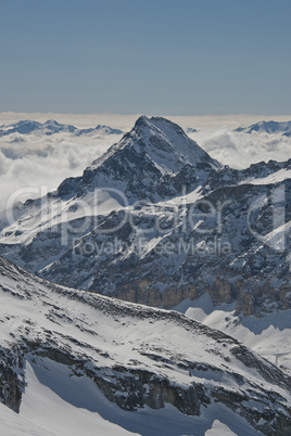 alps from Plateau Rosa