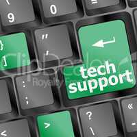 tech support key button on the keyboard