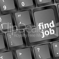 the find job enter button key
