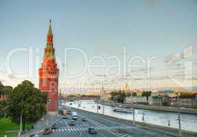 Panoramic overview of downtown Moscow