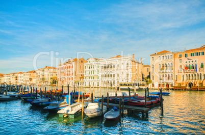 View to Grande Canal in Venice, Italy