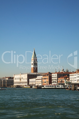 Venice as seen from the lagoon