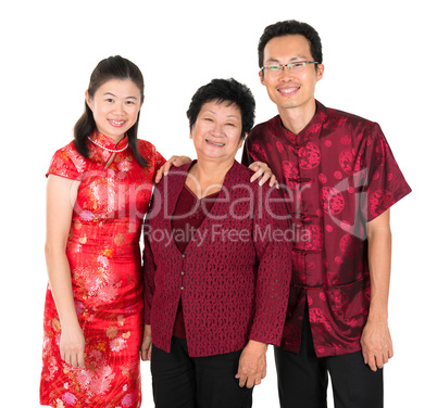 Happy Asian Chinese family