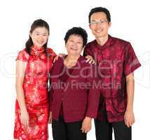 Happy Asian Chinese family