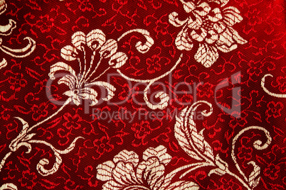 Cheongsam floral detail