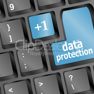 data protection button on the keyboard