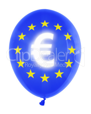 inflatable balloon with flag