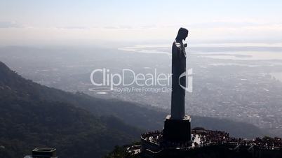 Corcovado Redeemer aerial Rio de Janeiro Brazil helicopter flight