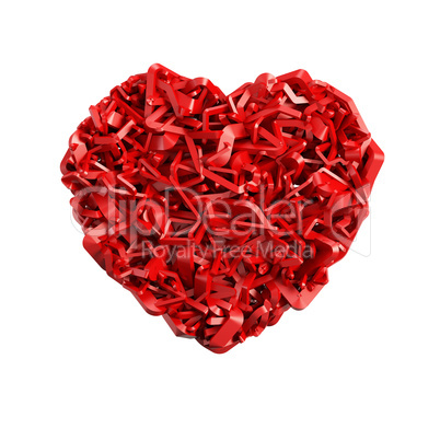 red valentine heart