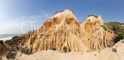 Sandstone cliffs