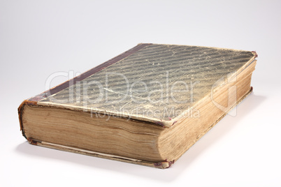 Old book on white background