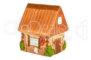 Miniature model country home (piggy bank)