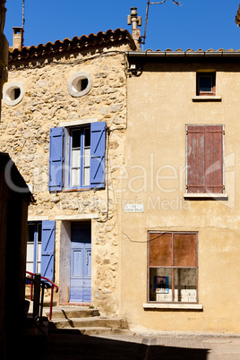 Alte Hausfront in Gruissan