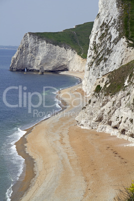 Küstenlandschaft bei Lulworthcove,England