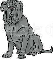 neapolitan mastiff dog cartoon illustration