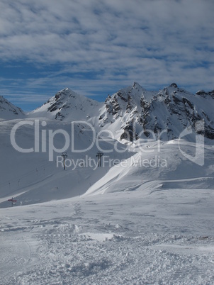 Winter Scenery In The Pizol Region