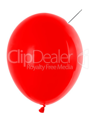 balloon and needle