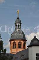 Turm der Basilika in Seligenstadt