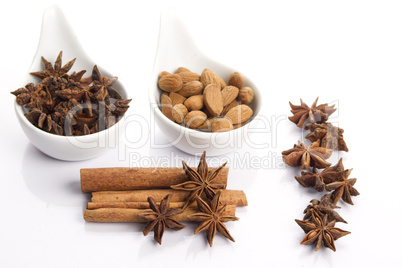 cinnamon, star anise and almond