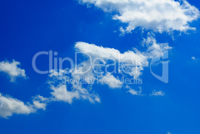 Blue sky and white clouds