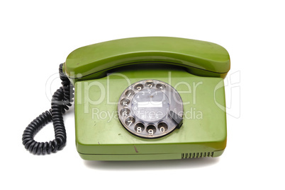 Old analogue disk phone